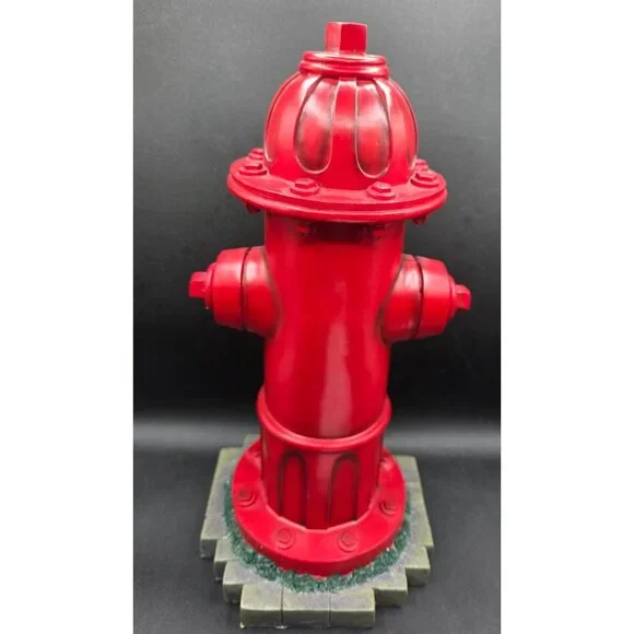 Dog Fire Hydrant Garden Statue 14" redfire hydrant for firefighter dogs open box - Picture 3 of 10
